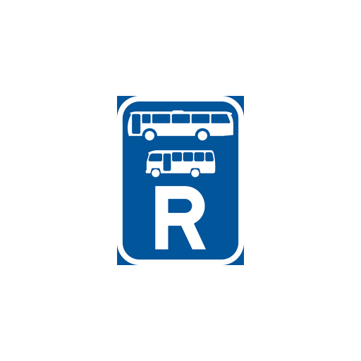Portion of the public road is a bus and midibus lane and is reserved for buses or midibuses only.