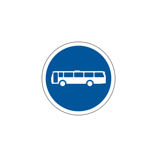Public road or portion of the public road set aside for use by buses only. They should use such portion of road or public road only.