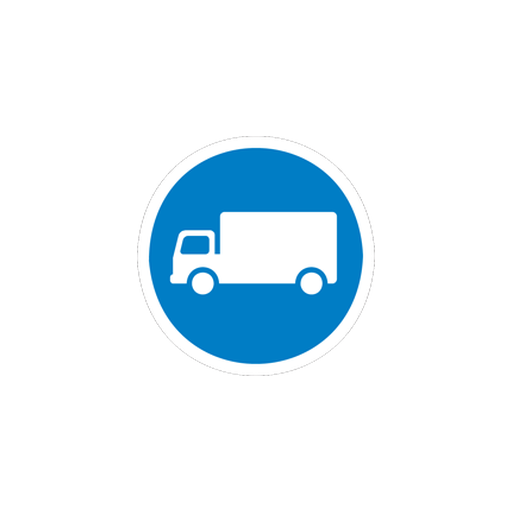 Public road or portion of the public road set aside for use by goods vehicles only. They should use such portion of road or public road only.