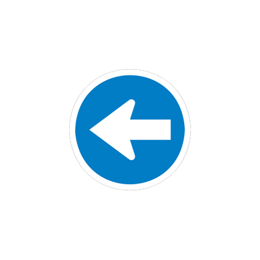 Proceed to the left only.