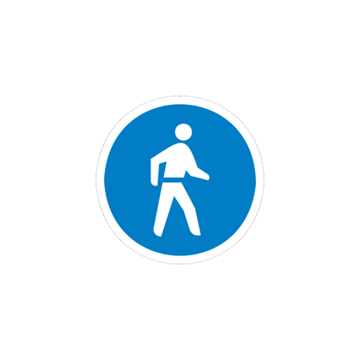 Public road or portion of road set aside for use by pedestrians only. They should use such portion of road or public road only.