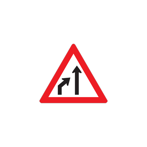 W215 — Left lane ends