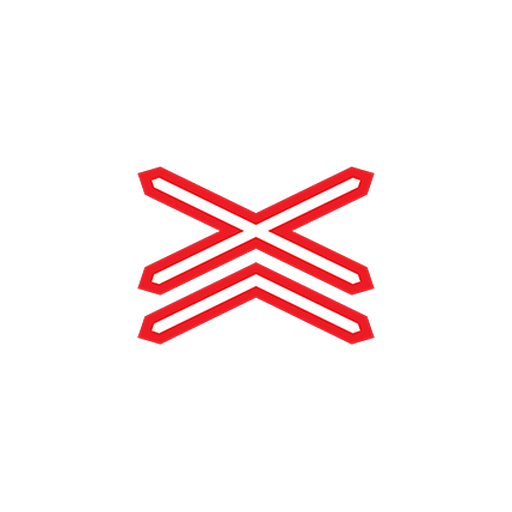 W404 — Railway crossing (More than one line)