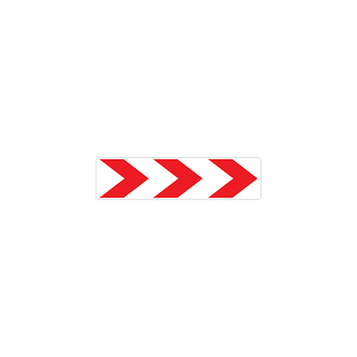 W407 — Sharp curve chevron (Triple, Right)