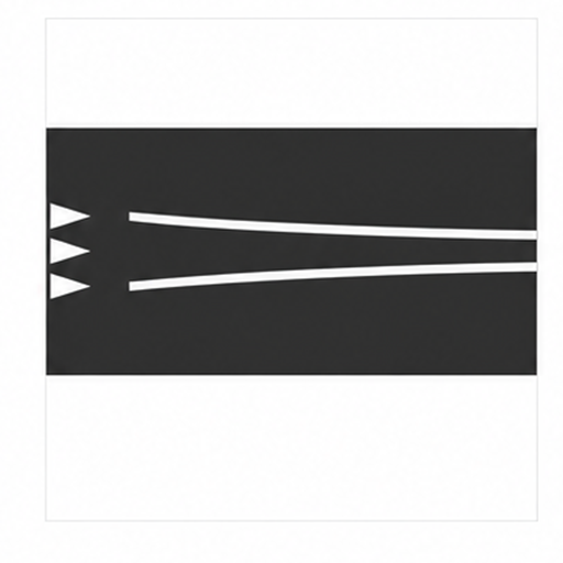 RM3 — Channelising line marking