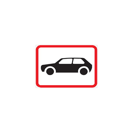 The regulatory sign above this sign is applicable to motor cars only.