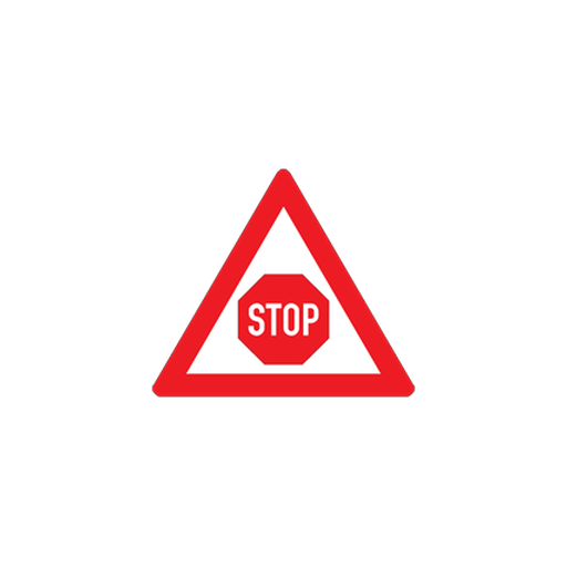W302 — Stop sign ahead
