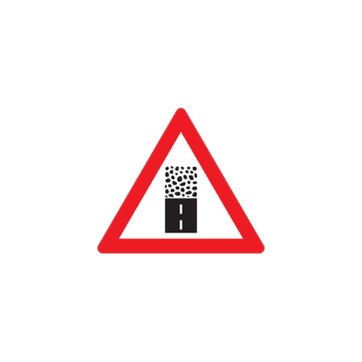 W325 — Gravel road begins