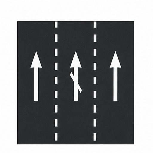 WM8 — No overtaking or no crossing line ahead marking